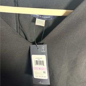 Tommy Hilfiger Classic Black V-Neck Dress